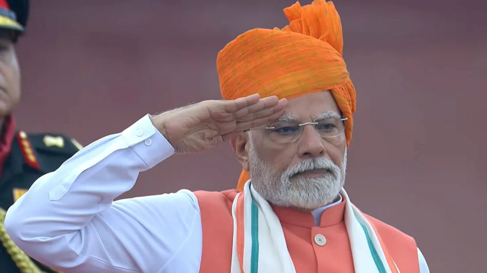 नया भारत सुर्खियाँ - लाल क़िले से पीएम मोदी का संबोधन