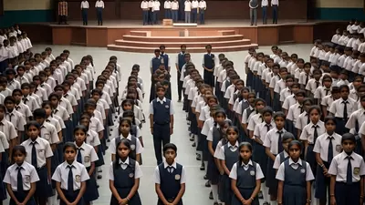 नया भारत" थीम पर स्कूली कार्यक्रम